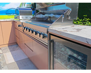 Nuevo Juego de Cocina para Exteriores y Camping 2026 con Gabinetes de Cocina para Exteriores, Isla de <span class=keywords><strong>Barbacoa</strong></span> y Fregadero - Product Image 3