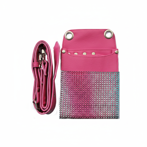 Étui/pochette/ciseaux pour barbier, sacoche, diamant rose, 1 pièce - Product Image 2