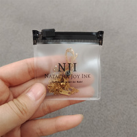 Petits Sacs Cadeau Givrés en Plastique Personnalisables pour Bijoux, Sachets Zippés en Gros avec Logos pour Boucles d'Oreilles