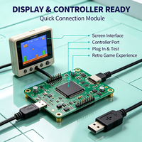 Console de jeu rétro miniature personnalisée, unité PCBA finie, lecteur de jeu portable, assemblage de carte de circuit imprimé, OEM ODM, carte mère de jeu