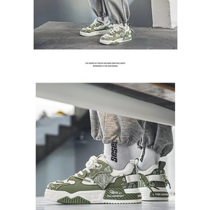 Zapatos Casuales Planos para Hombre, Ligeros, con Suela Gruesa, Diseño Moderno, Versátiles, de Malla, con Cordones, para Verano - Product Image 6