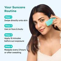 Stick solaire SPF60+ à large spectre, protection solaire résistante à l'eau, crème solaire coréenne avec acide hyaluronique et céramide