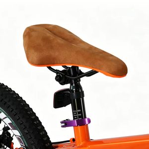 Vélo de montagne pour enfants de 18, 20 et 22 pouces pour garçons et filles, orange, VTT avec freins à disque doubles et fourche à suspension avant - Product Image 5