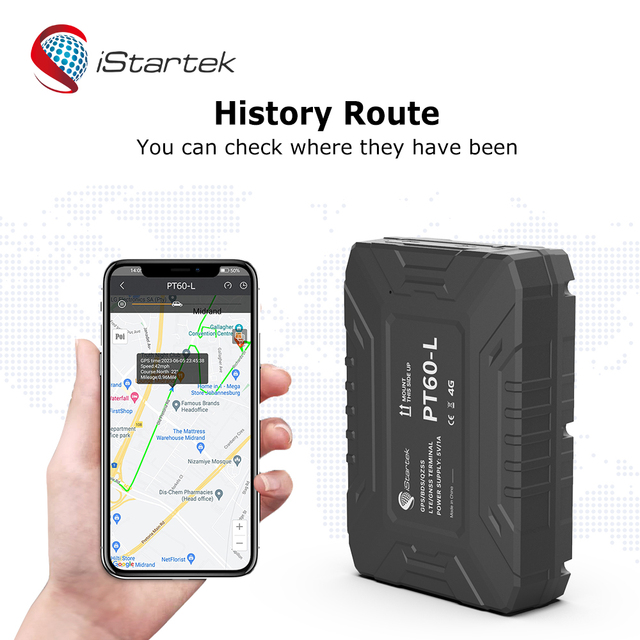 Wireless GPS Track PT60-L Huge Capacity 7800mah 10000mAh Battery Car 4G GPS Tracking From Devices IStartek GPS Tracker