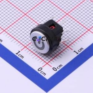 K6-6142D02 Tactile Switch Through hole Component (THT) Switch 1.6N Through Hole 10mm 50mA - Product Image 1