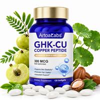Complément alimentaire antioxydant pour adultes ArtoaLabs GHK-Cu Peptide de cuivre en gélules pour soutenir la vitalité de la peau et des cheveux