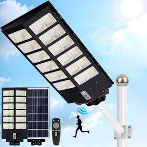 Farola Solar LED Integrada Todo en Uno de 2000W con Control Remoto, Impermeable IP65 para Exteriores - Product Image 1