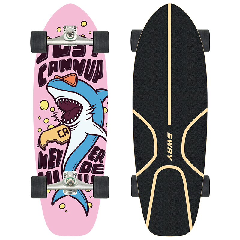 SWAY новый продукт на заказ land surf skates с резьбой CX4 грузовик доска для серфинга 30 дюймов