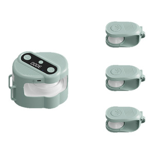 Juguete interactivo para gatos, perseguidor automático con control remoto y sonido de pájaros para jugar en interiores, verde y azul claro - Product Image 2