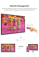 Pantalla Publicitaria de Pared de 32, 43, 49, 50, 55 y 65 Pulgadas, Señalización Digital y Pantallas Táctiles, Kiosco Tótem para Tiendas
