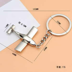 Model pesawat Tag kunci cincin logam pesawat gantungan kunci Unisex Civil penerbangan Pilot hadiah pesawat Keyfob penerbangan <span class=keywords><strong>Promo</strong></span> hadiah - Product Image 4