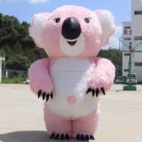 LiqVis Mascotte gonflable moderne en peluche, animaux de différentes tailles, accessoire de scène, costume de performance pour événements cosplay et séances photo