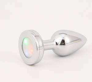 Tapón Anal <span class=keywords><strong>de</strong></span> Metal con Luz Intermitente <span class=keywords><strong>de</strong></span> Colores Cambiantes, Juguetes Sexuales para Mujeres, Hombres y <span class=keywords><strong>Parejas</strong></span> - Product Image 4