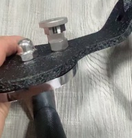 Starker Stahl kabel aufsatz für Fitness Mag Grip Verstellbarer Lat Pull Down Griff Lang hantel griffe Gewichtheben