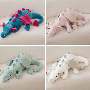 Jc Net Red Sky Dragon Doll Fun Dragon Black Series Lie Prone Dragon Plush Toy Almohada Grande de Peluche Súper Suave para Alivio del Estrés - Product Image 5
