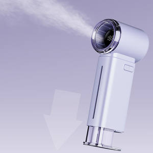 Ventilateur de poche miniature <span class=keywords><strong>Feigo</strong></span> 199 vitesses, ventilateur à brume glacée avec batterie rechargeable USB 3500mAh, ventilateur portable GF04 - Product Image 3