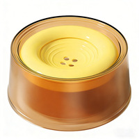 Gamelle surélevée anti-déversement pour animaux de compagnie, écologique, durable, mignonne, en forme de bouteille, grande capacité, pour chats et chiens