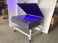 Nouvelle machine d'exposition UV LED semi-automatique Doyan 60*90cm pour la fabrication de pochoirs de sérigraphie 220V/110V Garantie 1 an