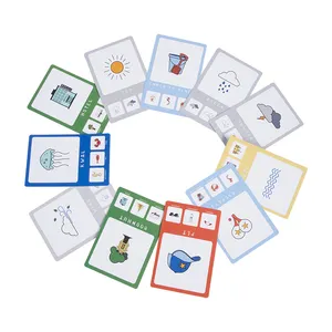 OEM tavolo di apprendimento per bambini giochi per bambini carte da gioco con logo personalizzato