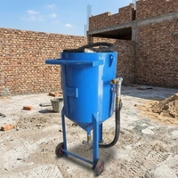Machine de sablage portable pour le décapage de la rouille et de la peinture des châssis automobiles