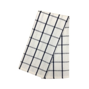 Toalla de cocina de algodón 100%, toalla de cocina de tela lisa a cuadros, venta directa de fábrica - Product Image 1