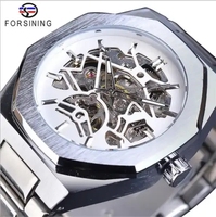 Montre de luxe pour homme Winner Forsining 513, prix compétitif, style business, décontractée, montre-bracelet automatique mécanique japonaise.