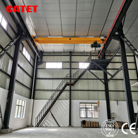 Pont roulant monopoutre LD 15 tonnes pour intérieur avec palan à câble CD et commande VFD pour levage de charges en usine