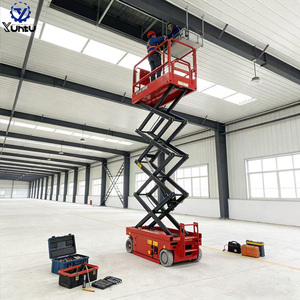 Plateformes élévatrices pour l'entretien des bâtiments sont utilisées pour le nettoyage, l'entretien, la peinture et la réparation des murs extérieurs des bâtiments - Product Image 2