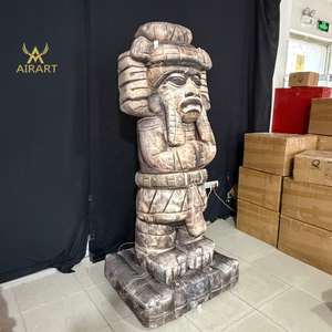 Pilar de Piedra Totem de la Civilización Maya Inflable para Exhibición en Parques al Aire Libre, Columna de Piedra Inflable Antigua para Accesorios de Escenario - Product Image 4