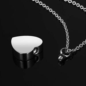 Collar con urna de corazón para cenizas, joyería de cremación para hombres y mujeres, colgante de recuerdo, <span class=keywords><strong>te</strong></span> See en el otro lado de las estrellas - Product Image 5