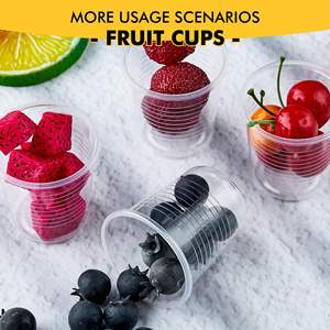 Gobelets en plastique transparent de 16 oz, gobelets jetables, gobelets pour café glacé, milkshake, boissons froides - Product Image 4