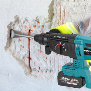 <span class=keywords><strong>Marteau</strong></span> perforateur électrique sans fil YOFIDRA 26 mm, multifonctionnel, rechargeable, compatible avec les batteries Makita. - Product Image 5