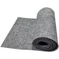 Rouleau de feutre polyester respirant et écologique de haute qualité, gris, 1mm, 2mm, 3mm, 300G, 350G, 360G, 380G, 2mm d'épaisseur, pour coussin