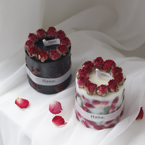 Caja de Regalo de Velas Aromáticas de Lujo con Aroma a Rosas y Aire Fresco <span class=keywords><strong>para</strong></span> Recién Casados, Recuerdos de Fiesta, <span class=keywords><strong>Regalos</strong></span> de Boda y San Valentín - Product Image 3