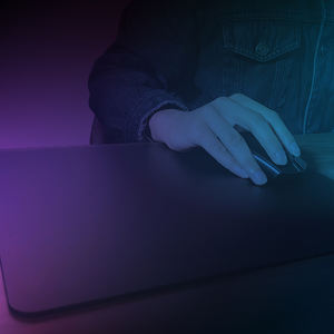 Alfombrilla de ratón de cristal E-Sports con superficie de cristal de silicona con superficie de cristal de personalización avanzada para alfombrilla de ratón artesanal Accesorios de ordenador - Product Image 2