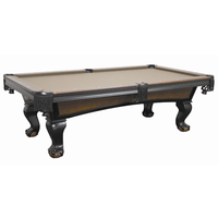 Haute qualité rétro pays piscine billard Tables de billard les plus populaires 7ft 8ft 9ft tailles personnalisé Antique sculpté bois professionnel