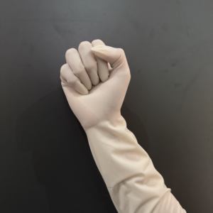 Sarung Tangan Lateks Steril Sekali Pakai Bebas Bubuk Panjang 40cm untuk Rumah Sakit, Bedah, Medis, dan Pemeriksaan Ginekologi - Product Image 6