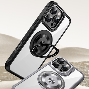 Custodia per Telefono di Alta Qualità con Anello Magnetico e Supporto Antiurto <span class=keywords><strong>Trasparente</strong></span> per <span class=keywords><strong>iPhone</strong></span> 17 Air 17 16 15 14 13 12 <span class=keywords><strong>11</strong></span> Pro Max - Product Image 6