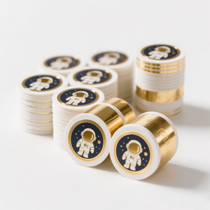 Etiqueta de logotipo personalizada Etiqueta de etiqueta Ovalada para pequeñas empresas - Product Image 6