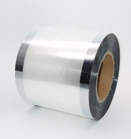 Vente en gros rouleau de film d'étanchéité pour thé à bulles de qualité alimentaire rouleau d'emballage en plastique transparent à déchirure facile pour gobelets en papier et en plastique