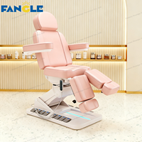Lujo Rosa 3/4 motores Spa tatuaje Facial cama de masaje multifuncional cama de pestañas cama de belleza eléctrica