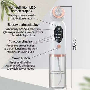 Limpiador de Poros Portátil para el Hogar, Eliminador de Puntos Negros con Succión Fuerte, Aspiradora para Eliminar Puntos Negros de la Nariz - Product Image 6