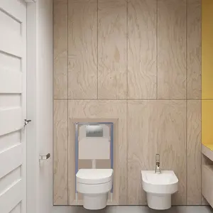 Dual flush di dinding tersembunyi kolam renang toilet flush plat tersembunyi