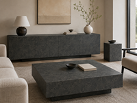 Dalles de granit gris mystique pour comptoirs de cuisine, grands carreaux de sol, murs de douche, tables à manger, escaliers et pavés extérieurs
