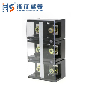 CZLS TC-2003 200A Copper Clot Bakelite Fixed Mounted Screw <strong>Terminal</strong> Block 2-4 Poles 11-20 Contacts Better Insulation <strong>Terminal</strong> - Product Image 3