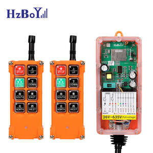 F21-E1B phổ công nghiệp cần cẩu điều khiển từ xa đài phát thanh không dây <span class=keywords><strong>Transmitter</strong></span> <span class=keywords><strong>Receiver</strong></span> 433Mhz 868MHz PC nhựa sốc hoist - Product Image 1