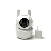 Tuya Kamera Cctv nirkabel, kamera Ip Ptz nirkabel tahan air luar ruangan Hd 1080P, kamera pengawas Wifi
