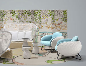 Projet d'hôtel personnalisé luxe mode rond <span class=keywords><strong>oeuf</strong></span> forme rotin mobilier <span class=keywords><strong>de</strong></span> <span class=keywords><strong>jardin</strong></span> ensemble <span class=keywords><strong>de</strong></span> canapés d'extérieur - Product Image 6