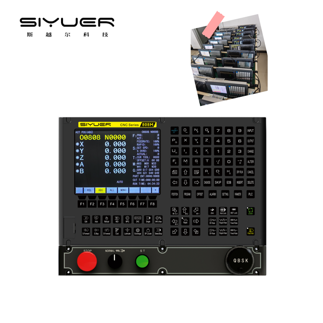 808M CNC Servo Control System, 4-Axis Absolute, Designed for Machine Tools and VMC, Integrated ATC+PLC, Replaces Fanuc/GSK
