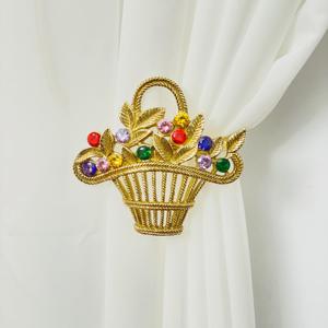 Handmade <span class=keywords><strong>Brass</strong></span> rèm móc cho cửa sổ trang trí nội thất - Product Image 2